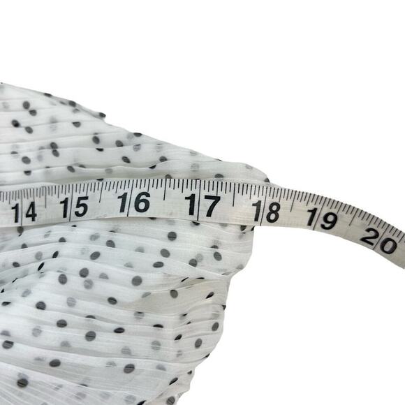 New Women’s Halston Analise Dress In Micro Dot Size 8 - Picture 8 of 9